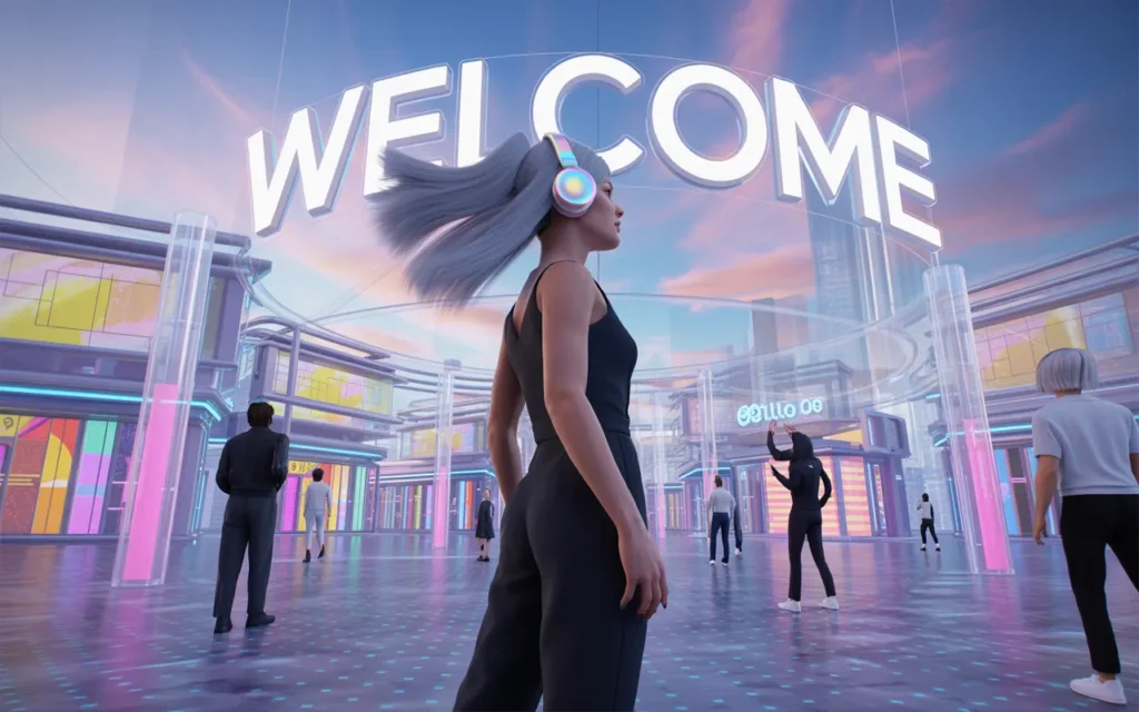Conceito de um mundo virtual no metaverso Evolução dos jogos TrustLoot 5