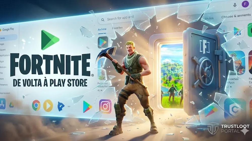 Fortnite de volta a Play Store Apos 5 Anos o Jogo Retorna ao Google